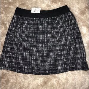 J.Crew Wool blend skirt Side zip/side pockets Sz 6